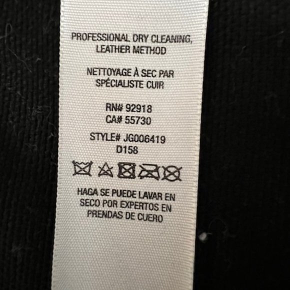 Juicy Couture Black Cotton Hooded Coat Jacket w/ Zipper Lining Women's - Picture 6 of 6